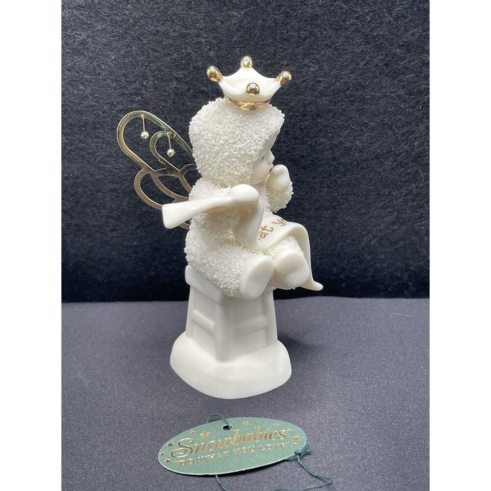 Vintage 1999 Dept 56 "Do What You Love" Ivory with 24k Gold Trim. Adorable!‎ - Picture 7 of 9